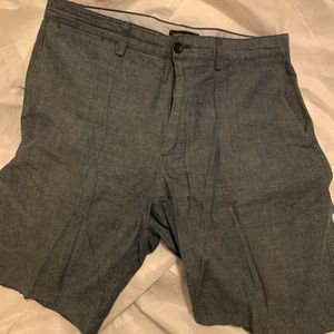 Gray jean banana short